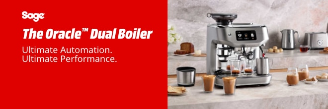 Sage. Espressomachine the Oracle Dual Boiler. Ultieme automatisatie. Ultieme prestaties. Ontdek nu.